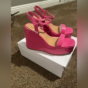 Bamboo hot pink heels